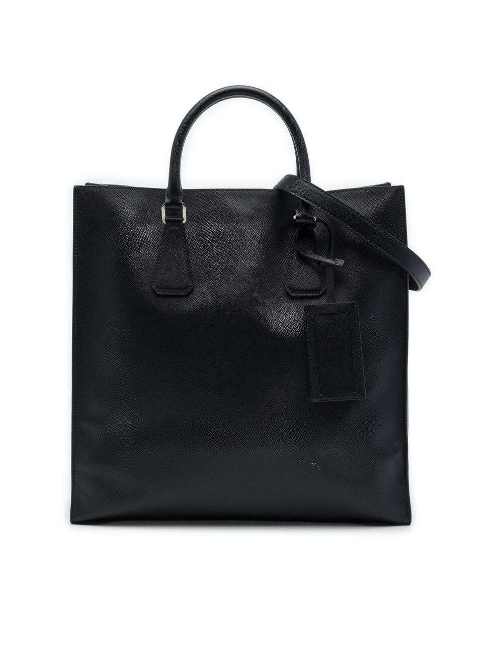 Prada Saffiano North South Tote Pre- #361737P68B